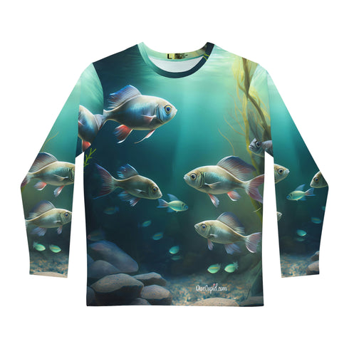 Men's School of Fish Relaxed Fit Rash Guard UPF 50+